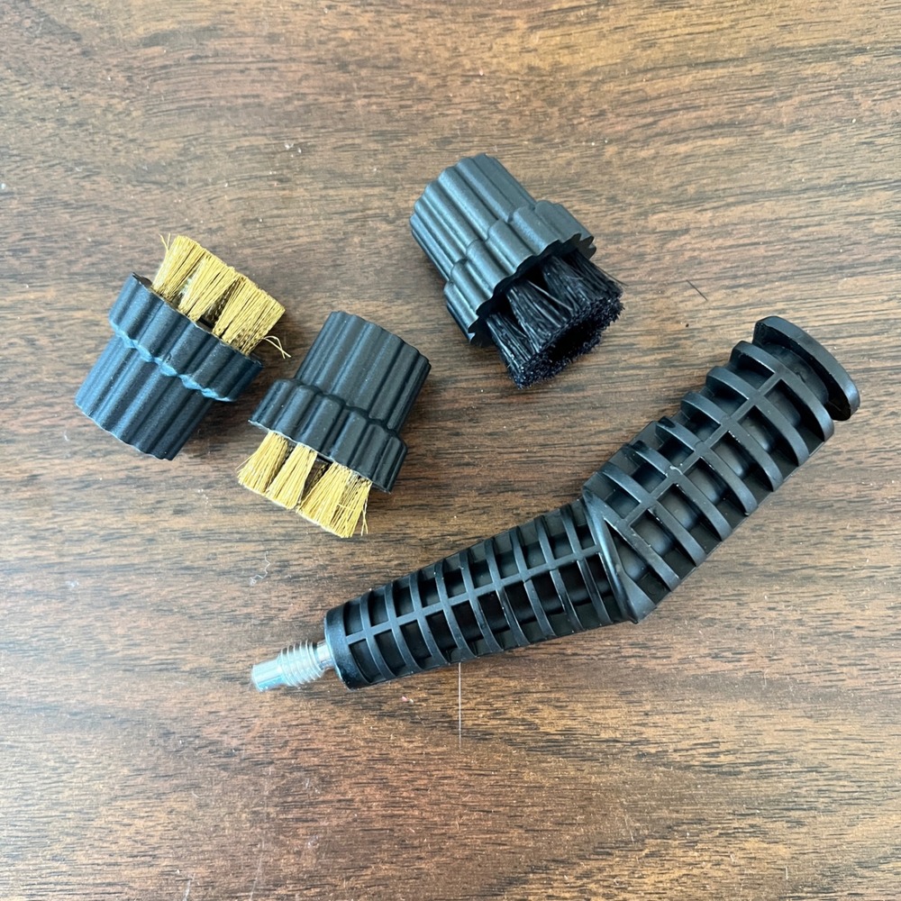 Thane H2O Mop X5 Replacement Accessory Kit Brass Nylon Brushes Angled Nozzle Bla